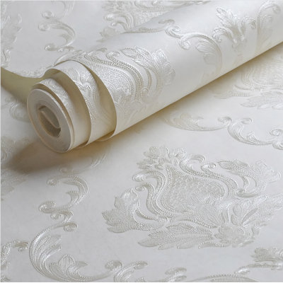 Deakon 32.75' L x 17.7" W 3D Embossed Wallpaper Roll