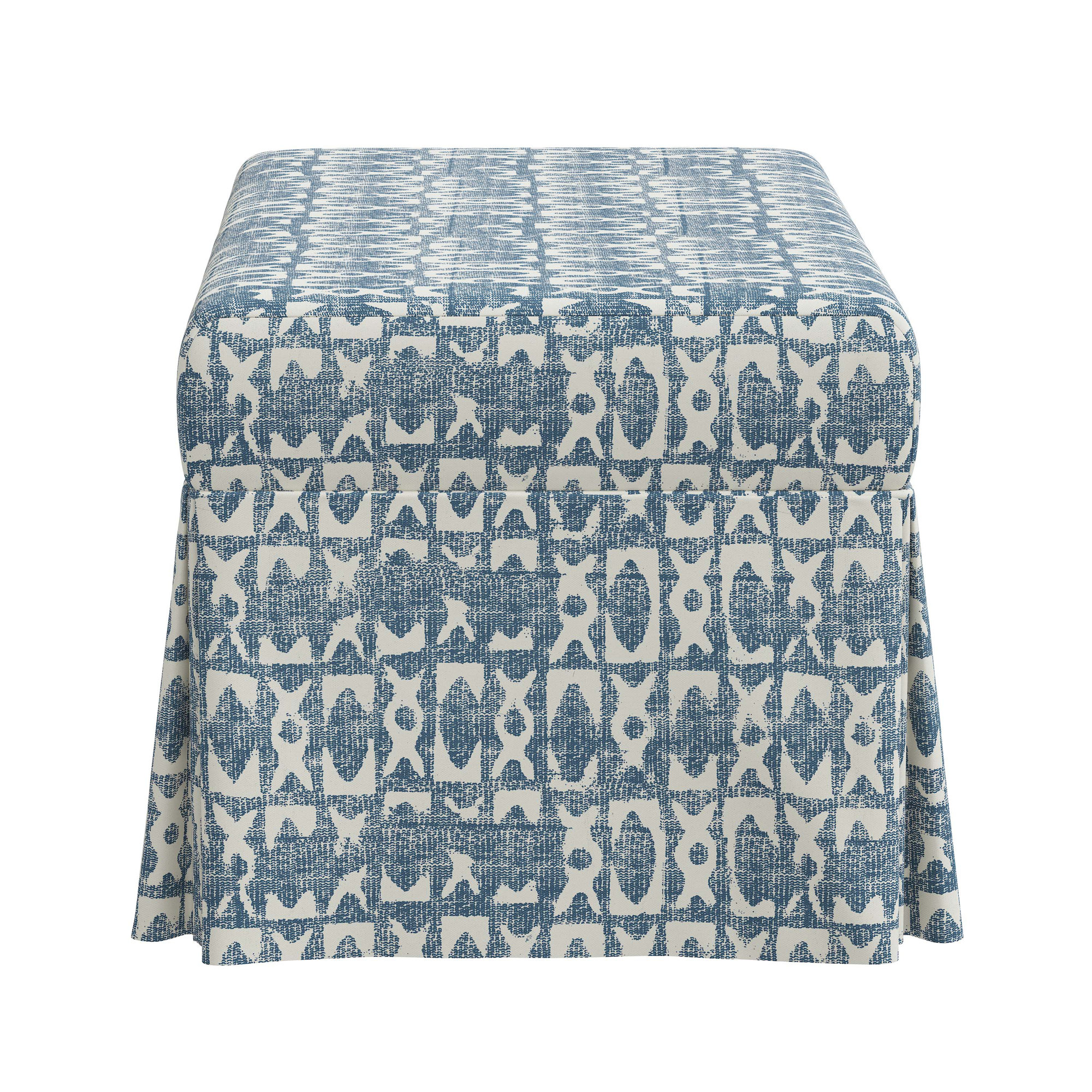Wyatt Storage Bench, Blue