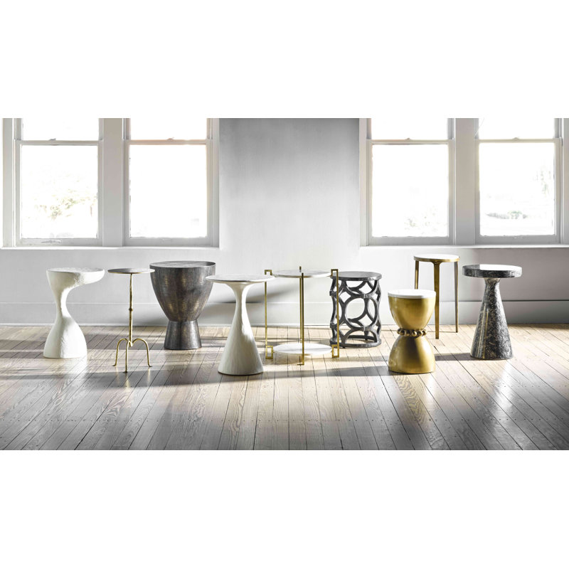 Evangeline Marble End Table