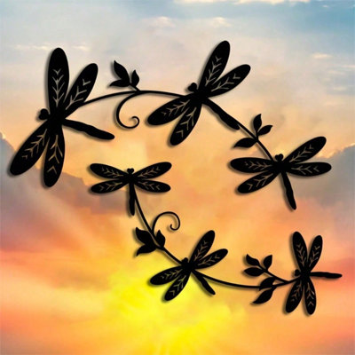 Iron Wall Art, Metal Wall Hanging Ornament , Durable Solid Iron Craft Minimalist , Living Room Bedroom Indoor Wall Decoration