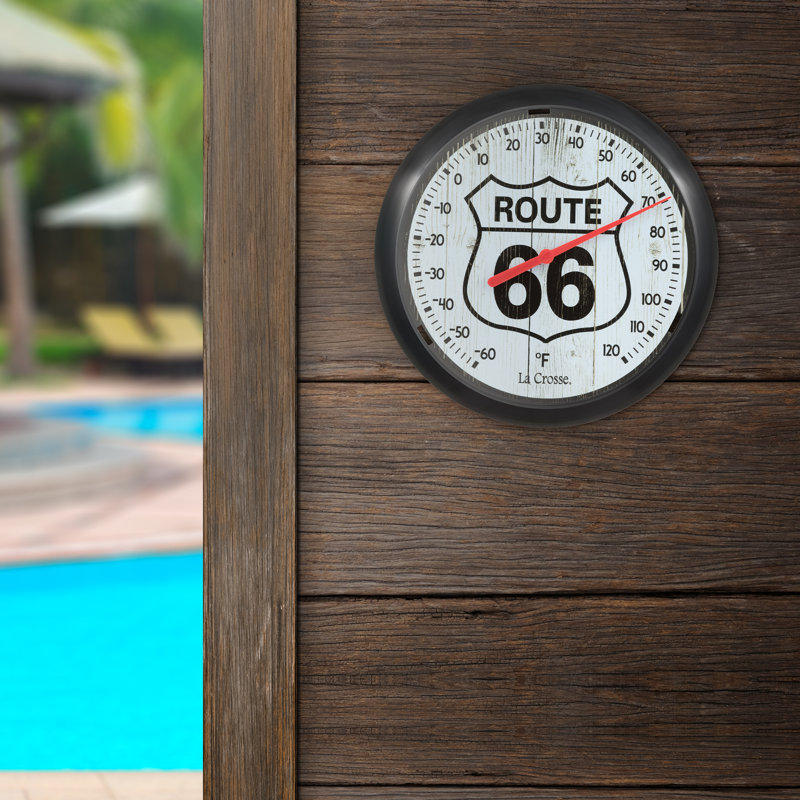 Thermomètre à cadran rond La Crosse Route66