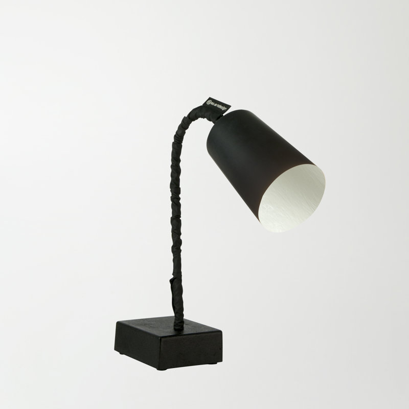 Adjustable Metal Desk Lamp, White