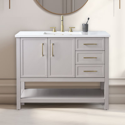 Vicini Single 42" Bathroom Vanity Set