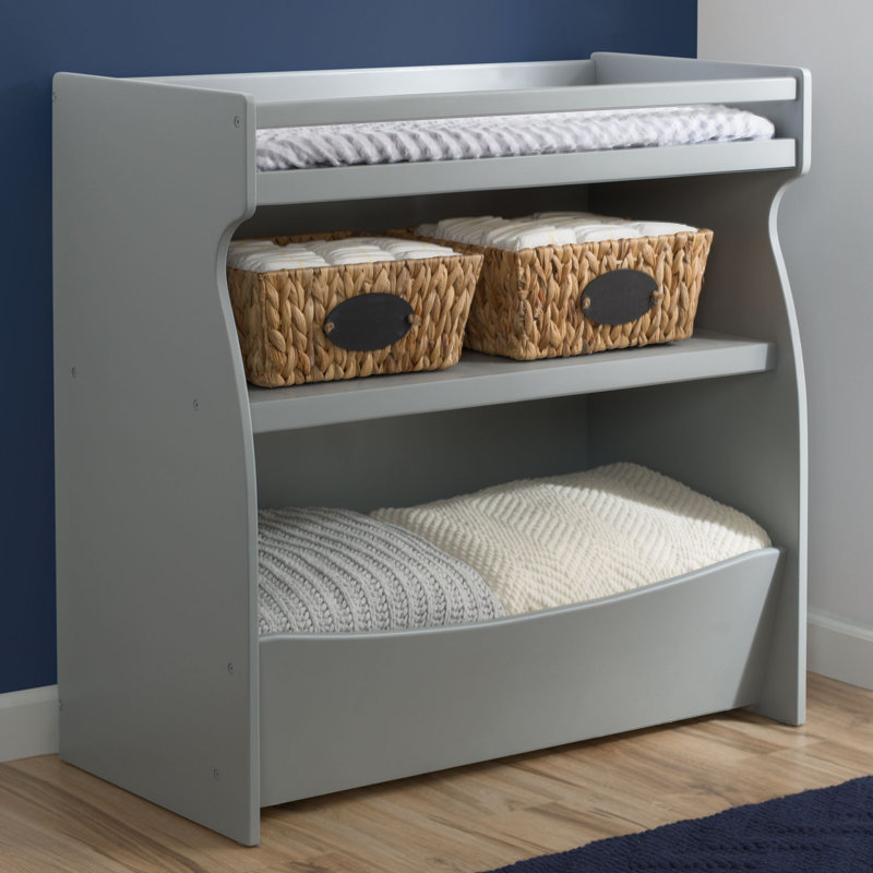Gateway 2-in-1 Changing Table with Pad, Grey