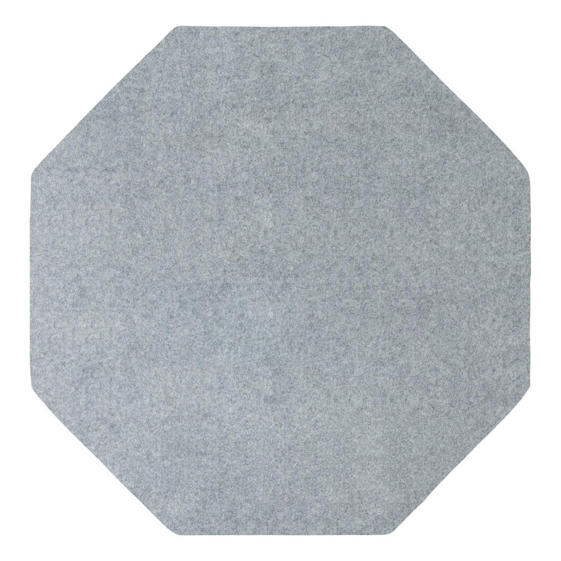 Sous-tapis Hokku Designs Timora, Octogone 7 pi 10 po