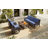 4 Pieces Patio Furniture Set With Swivel Chairs, Outdoor Wicker Sofas For 5-Person, Sectional Rattan Outdoor Conversation Set For Poolside Backyard Deck