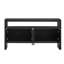Buffet U-Style en placage de bois massif de 60 po avec portes à fermeture en douceur, rangement double, idéal pour organiser les articles essentiels dans différentes pièces U-Style, console de 60 po, minimaliste moderne, double, articles pour la maison-1025377474