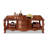 Nut-brown Solid+ Manufactured Wood Rectangular Coffee Table