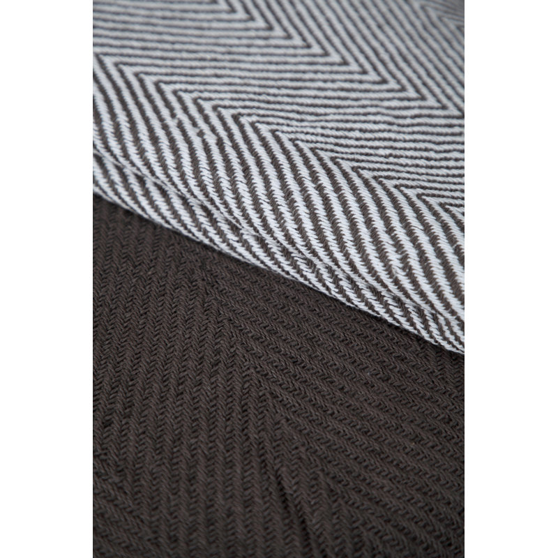 Jeté luxueux 100% coton, Platine