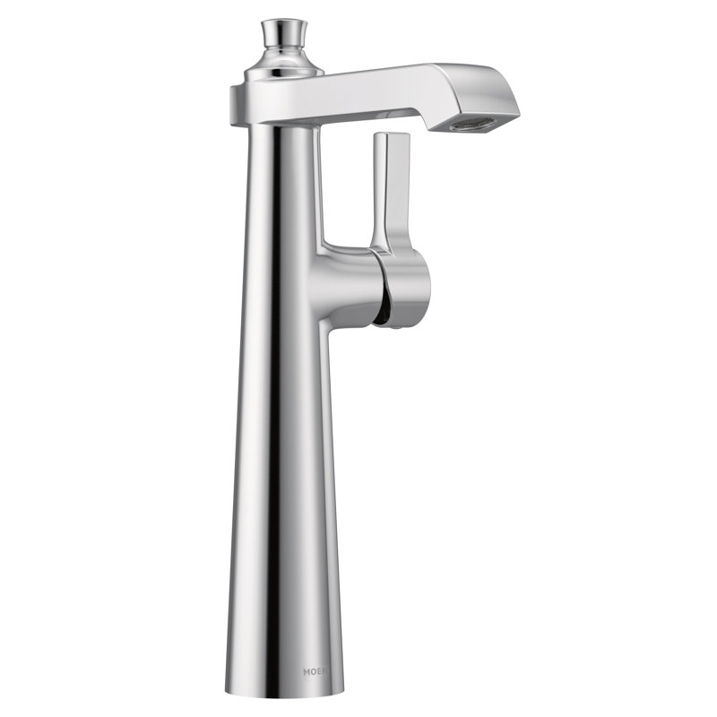 Flara Vessel Sink Bathroom Faucet, Chrome