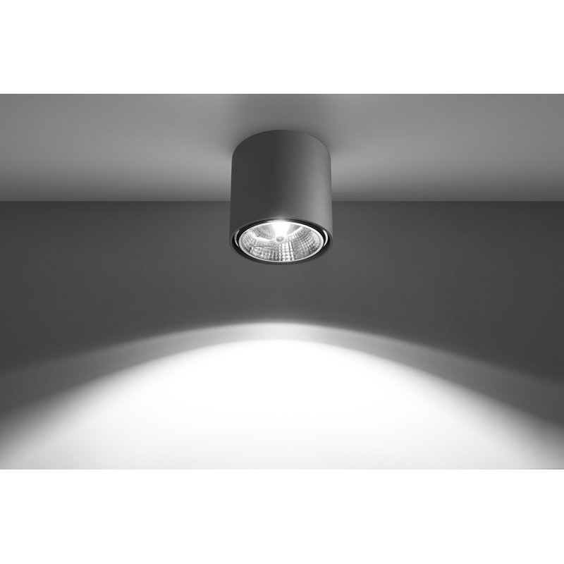 Jormundagand Flush Mount, Grey