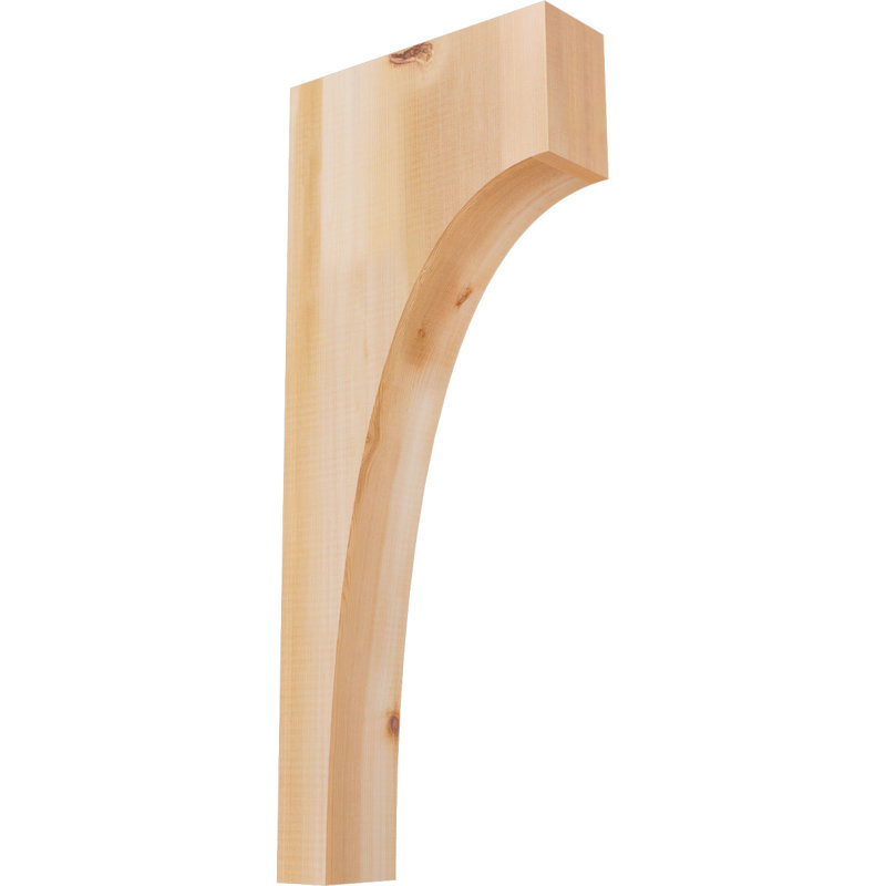 Huntington Corbel, H 28 po x l 3,5 po x P 12 po, Lisse, Cèdre rouge