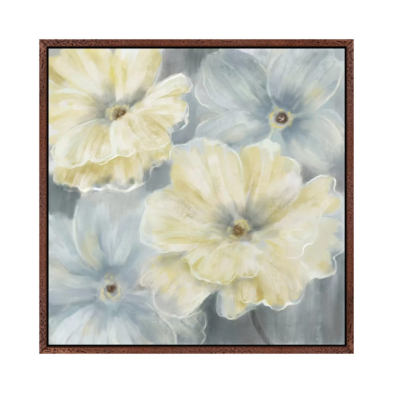 Duet I by Nan - Print on Canvas, Classic Brown Wood Framed, 45.72 cm H x 45.72 cm W