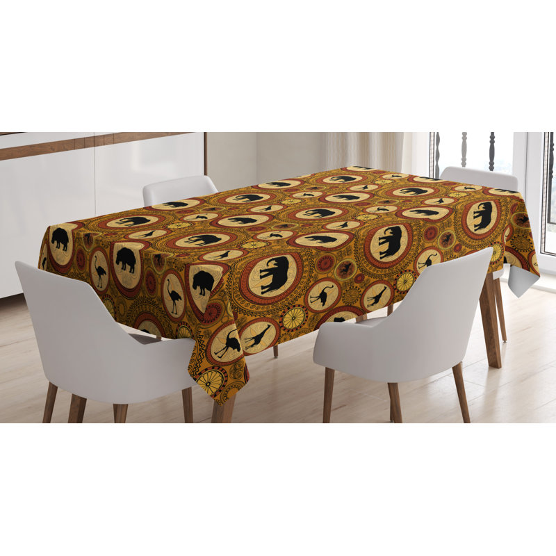 Geometric Tablecloth, 84" x 60"