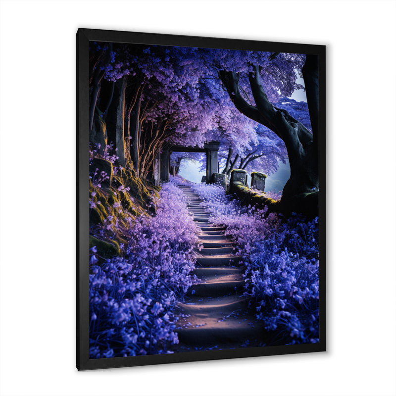 Bluebells Mystical Bluebells I - impression, Cadre photo noir, H 20 po x l 12 po x P 1 po