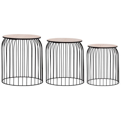 Swinehart Frame 3 Nesting Tables Coffee Table with Storage
