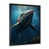 Black Single Picture Framed Canvas selected