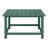 Outdoor 5-Piece Adirondack Chair With Square Coffee Table Conversation Set-134329644