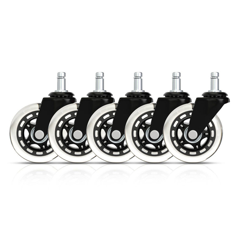 Office Chair Caster Rubber Swivel Wheels