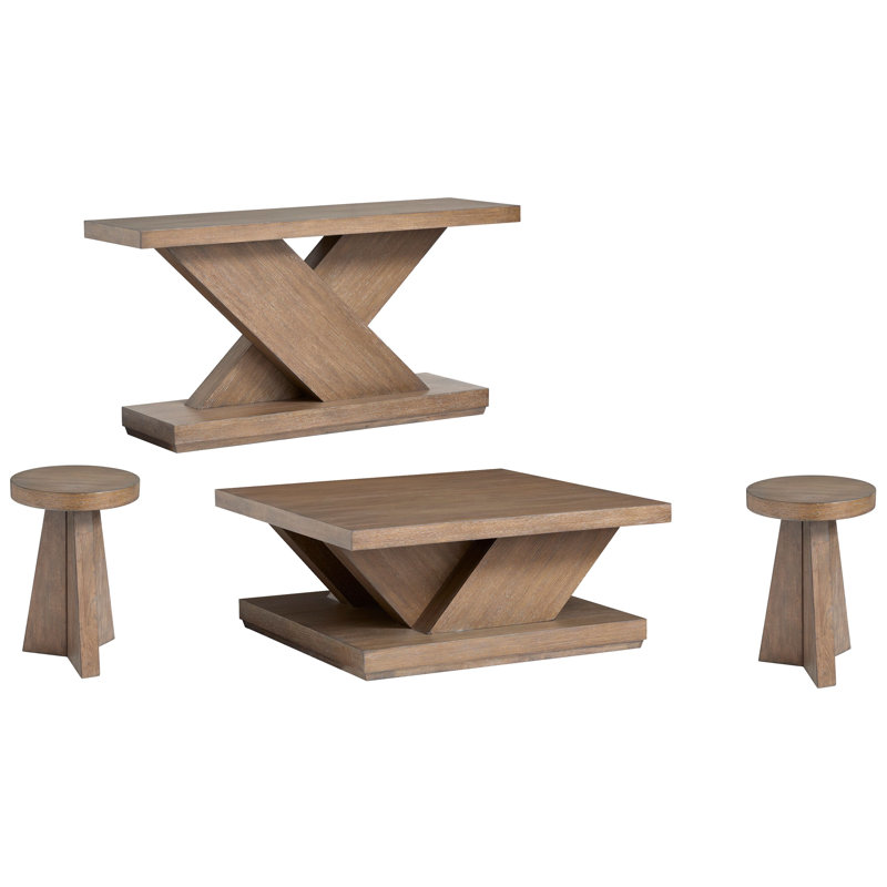 Table basse carrée avec table d'appoint et canapé Rimmer