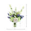 Arrangement d'hortensias, lilas et delphinium