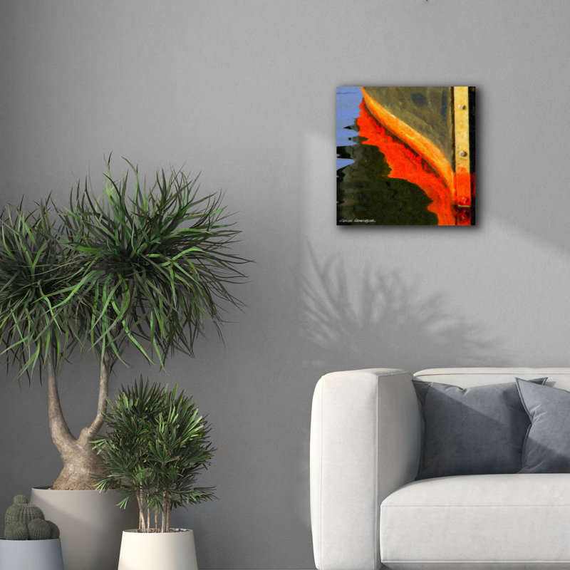 «Nautical Closeups 12» par Carlos Casamayor, art mural sur toile, H 18 po x l 18 po x P 0,75 po