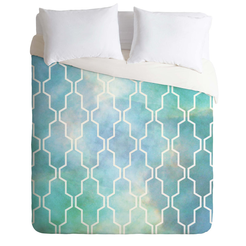 Gabi Geometric Shapes Duvet Cover, Twin/Twin XL Duvet Cover + 1 Standard Sham