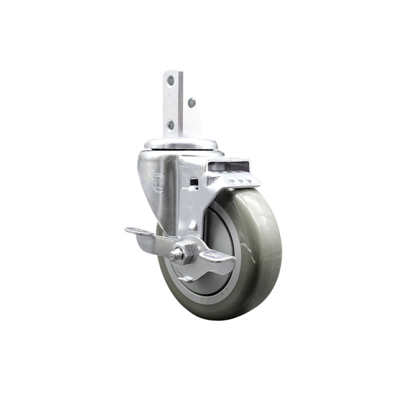 Polyurethane Caster, Gray