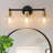 3-Light Dimmable Clear Glass Globe Vanity Light-140421399