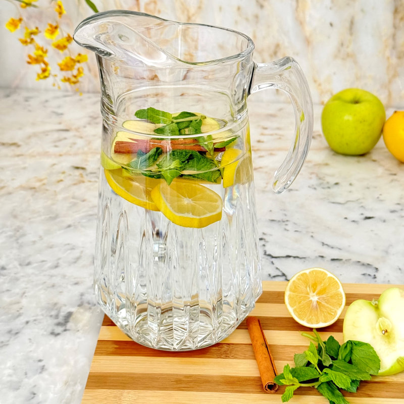 Meenke Entertaining Set 6 Glasses and Pitcher