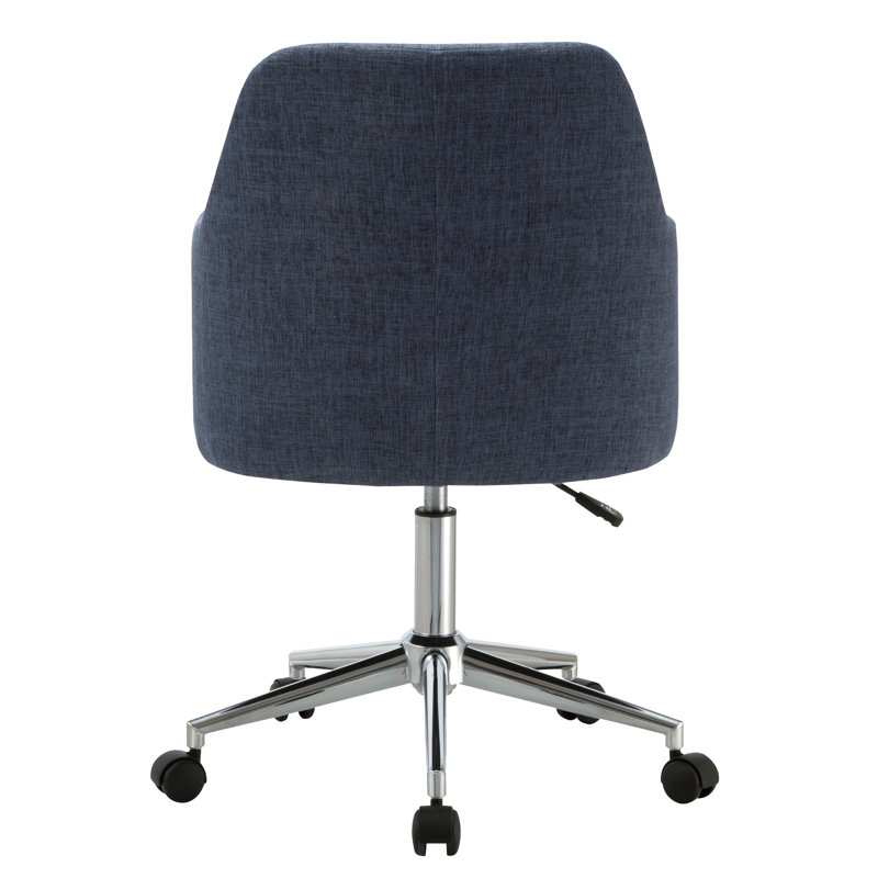 Chaise de bureau Lucilla, Bleu
