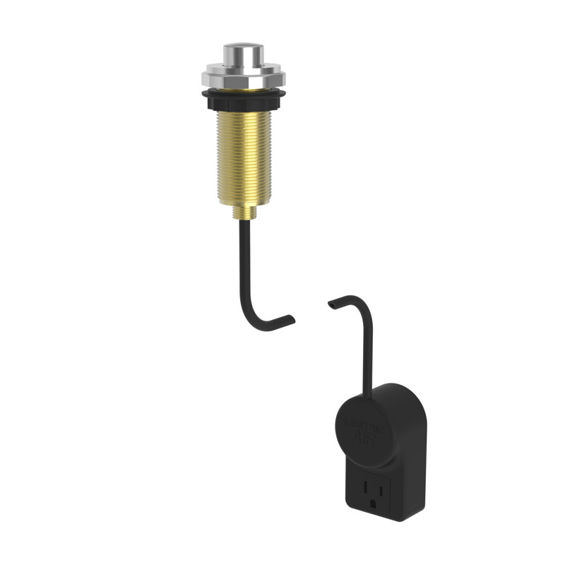 Hearney Air Activated Disposer Switch, French Gold