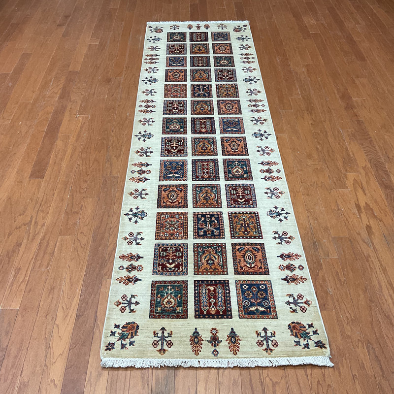  Handmade Gabbeh Pannel Wool Runner