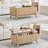 38.6" Mid-Century Lift Top Coffee Table-2079635346