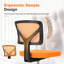 Chaise de bureau sans accoudoirs-1017391886