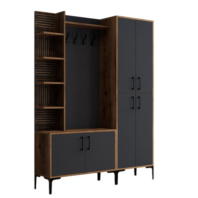 Zephyrine Hall Tree 150cm Wide with Shoe Storage