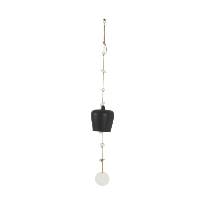 Carillon en cerise fait à la main intérieur et extérieur noir Cherilyn, H 31 po x l 4 po x P 4 po