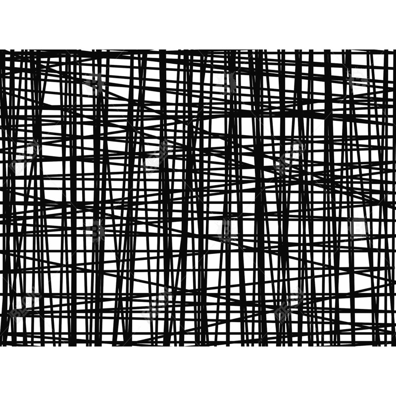 Abstract Small Stripes Black White Duvet Cover - Home Decor