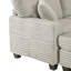Canapé modulaire Canapé modulaire en forme de U de 125,2 po avec repose-pieds mobile et poches de rangement latérales pour le salon, taupe clair-131247142