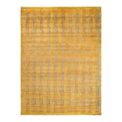 Classic One-of-a-Kind 9' 3" X 12' 3" Hand Knotted Area Rug