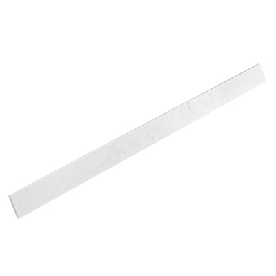60 In. W Cultured Marble Vanity Backsplash Bathroom Countertop Splash Guard In Carrara White
