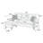 Reversible Sectional Set W/ 2 Accent Pillows-1374127206