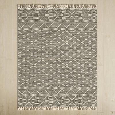 Alyson Handmade Beige/Gray Rug