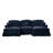 Classic Comfy Modular U Shape Sectional Sofa And Removable Ruffles Pleats Skirts And Spindle Legs, Upholstered Chenille Deep Seat Cloud Sofa With Movable Ottomans-117529529