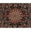 Hand Knotted Wool Oriental Area Rug in Navy And Red