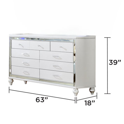 Denard Upholstered Standard 4 Piece Bedroom Set