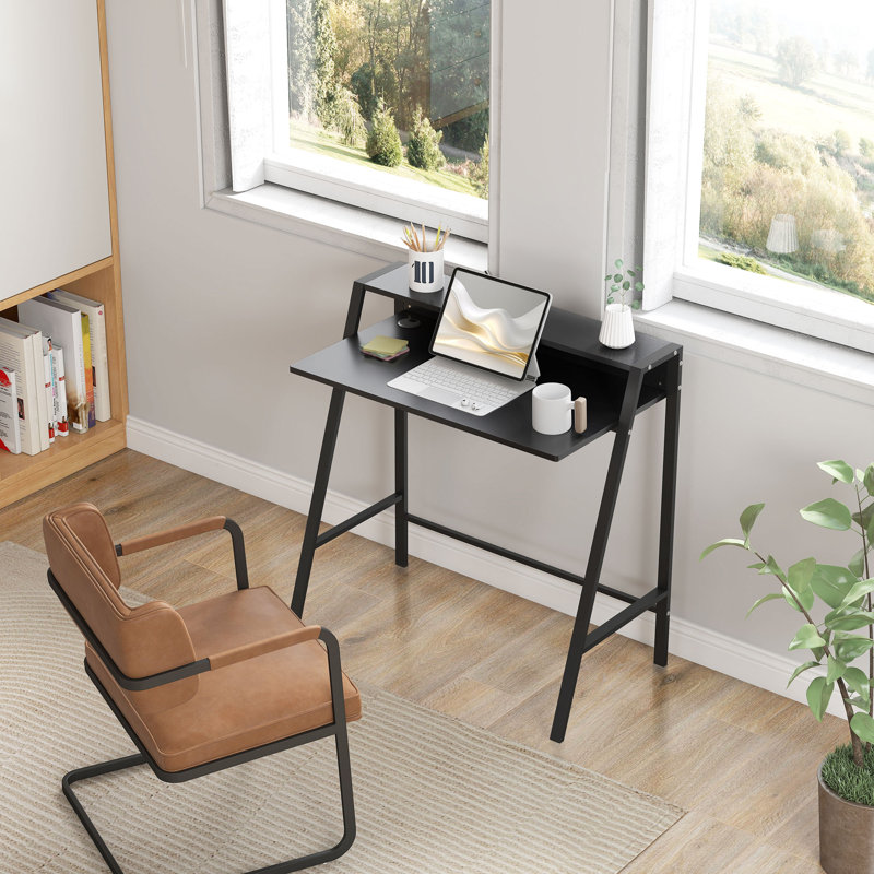 Thirtynine Mile Mountain Writing Desk, Black/Black
