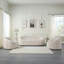 Fauteuil demi-tonneau en velours 38 po Dituri