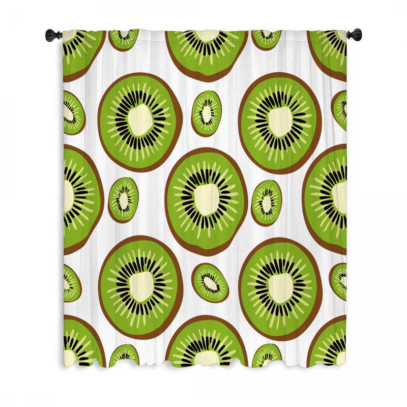 Rideaux Kiwi Slices, L 50 po x L 84 po
