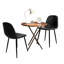 Chaise d'appoint moderne en similicuir